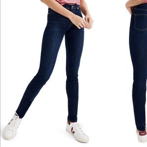 Madewell High Rise Skinny Jeans in Larkspur Sz 25